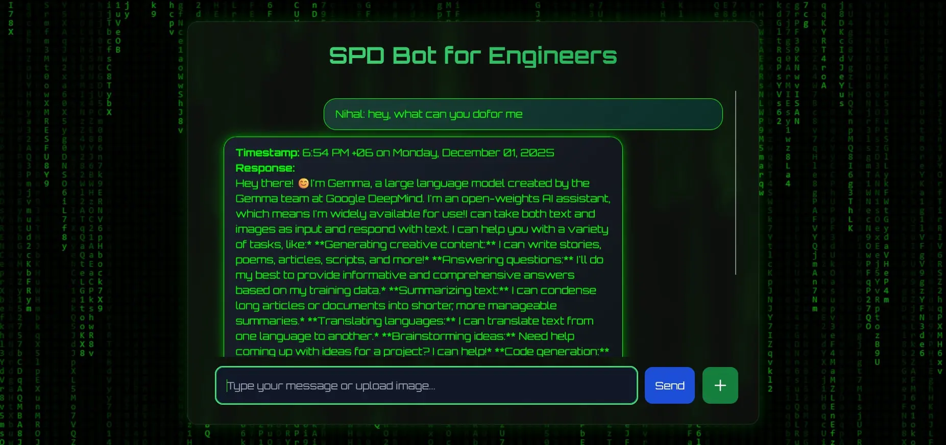 SPD Bot for Engineers